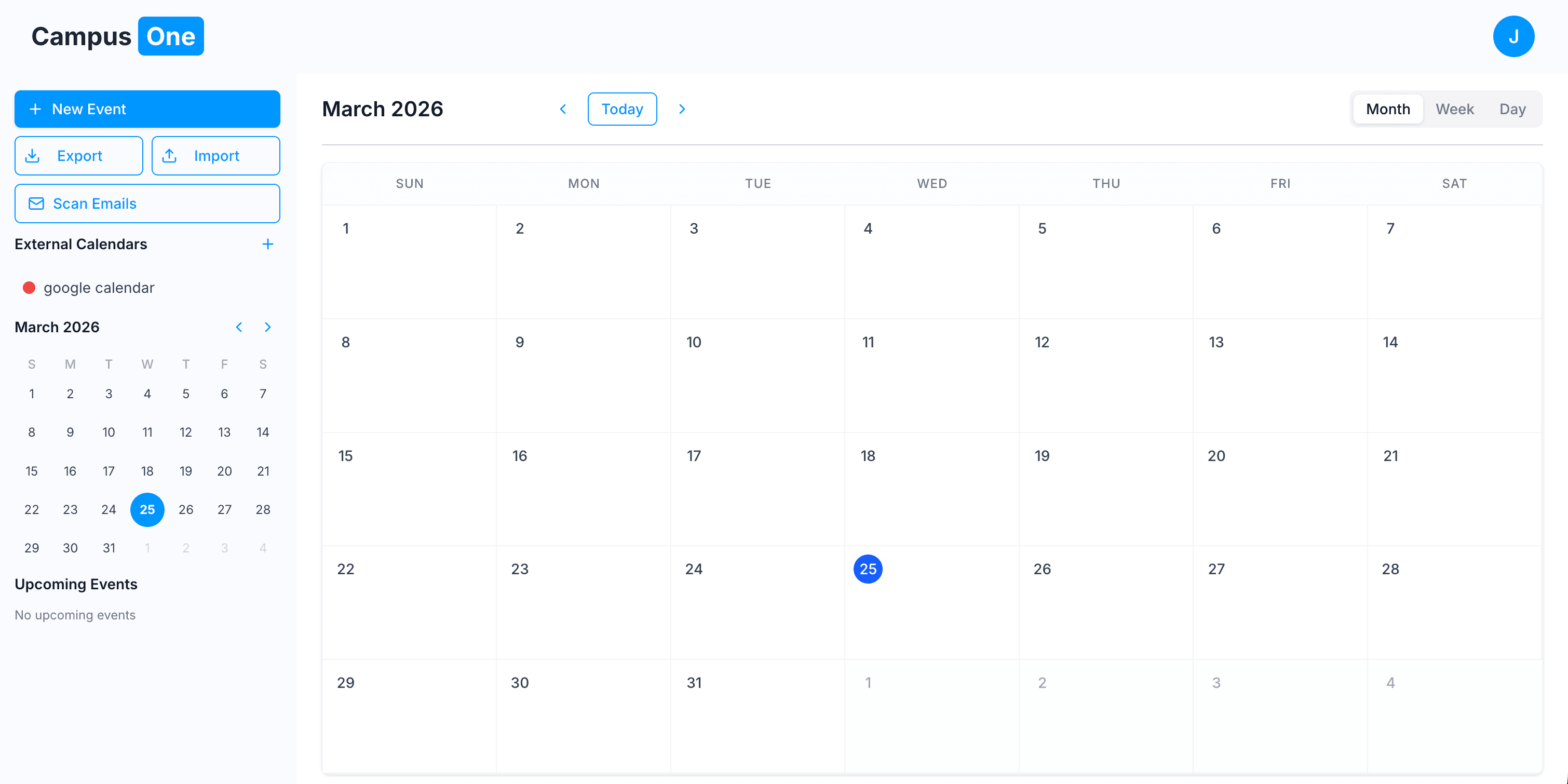Calendar Integration